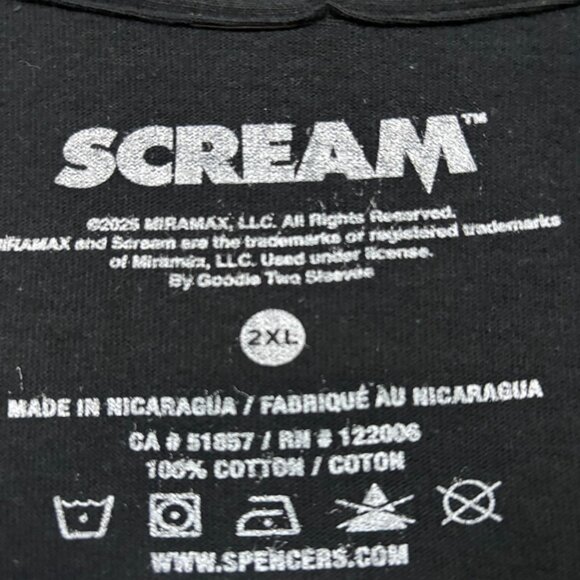 Scream Ghostface In Loving Memory of Stu Macher Horror Tee 2XL - Picture 4 of 4
